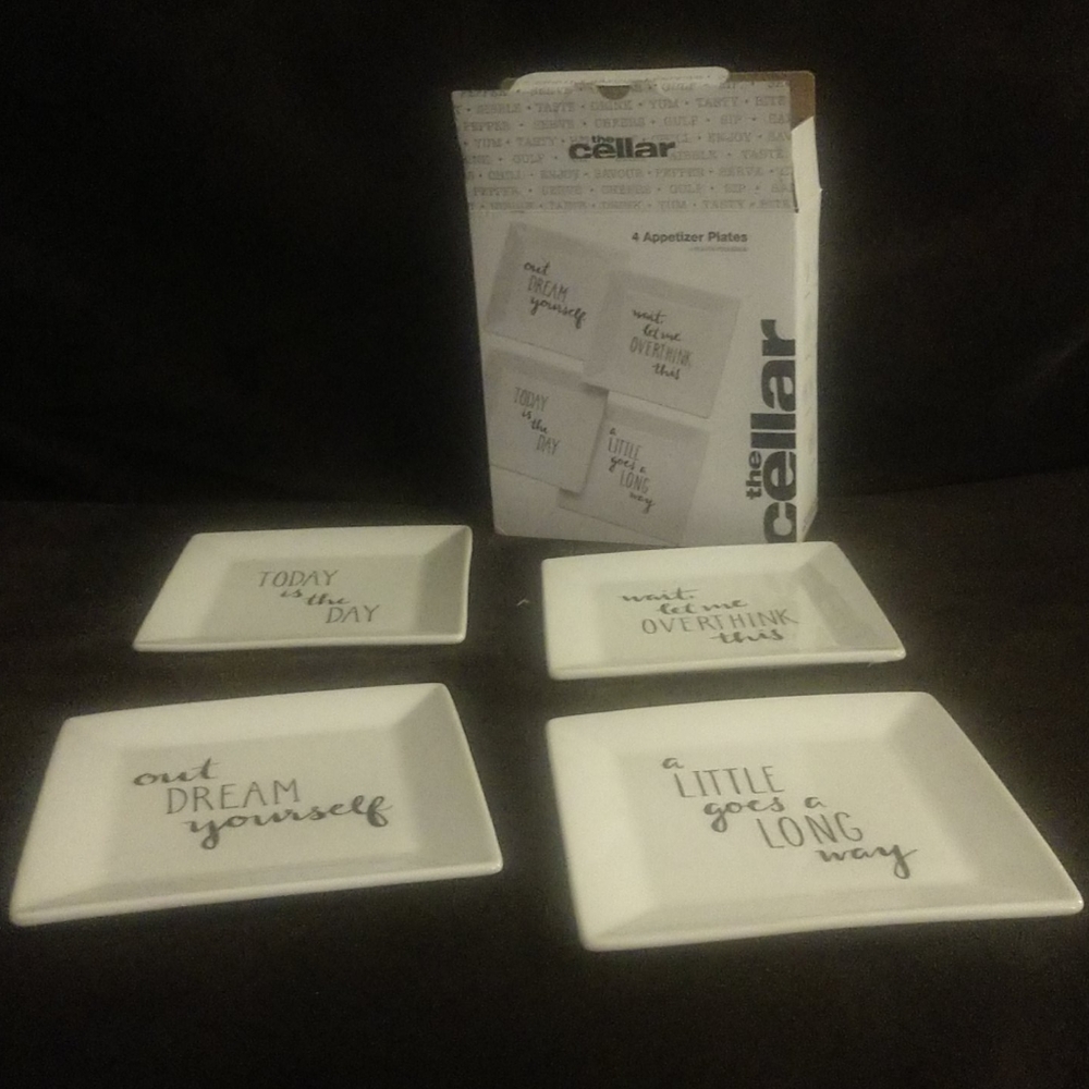 Appetizer plates by the cellar